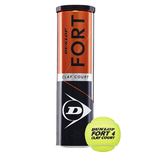 Dunlop Fort Clay Court 1x 4er Dose TennisBälle Turnierball DTB Sand Clay