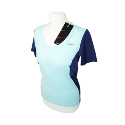 Head Performance W Round Neck T-Shirt Gr. S Women Tennis shirt blau
