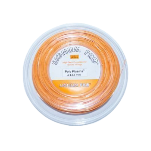 Signum Pro Poly Plasma Saitenset 1.23mm Tennis 12m stringset orange